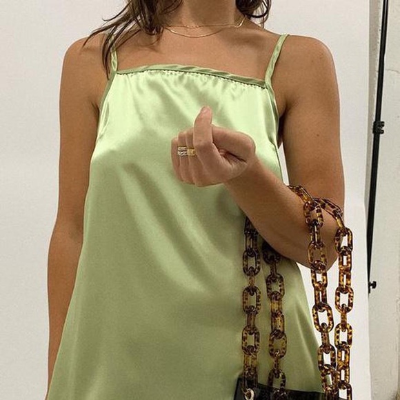 Lisa Says Gah Deadstock Tori Slip in Celery - PLEASE COMMENT BEFORE BUYING - Picture 3 of 4